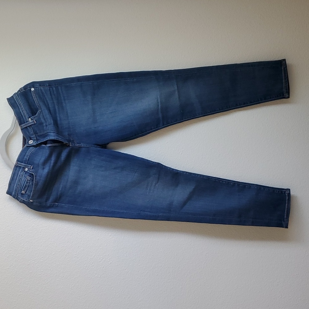 NWT 7 for all mankind High waist ankle skinny jeans